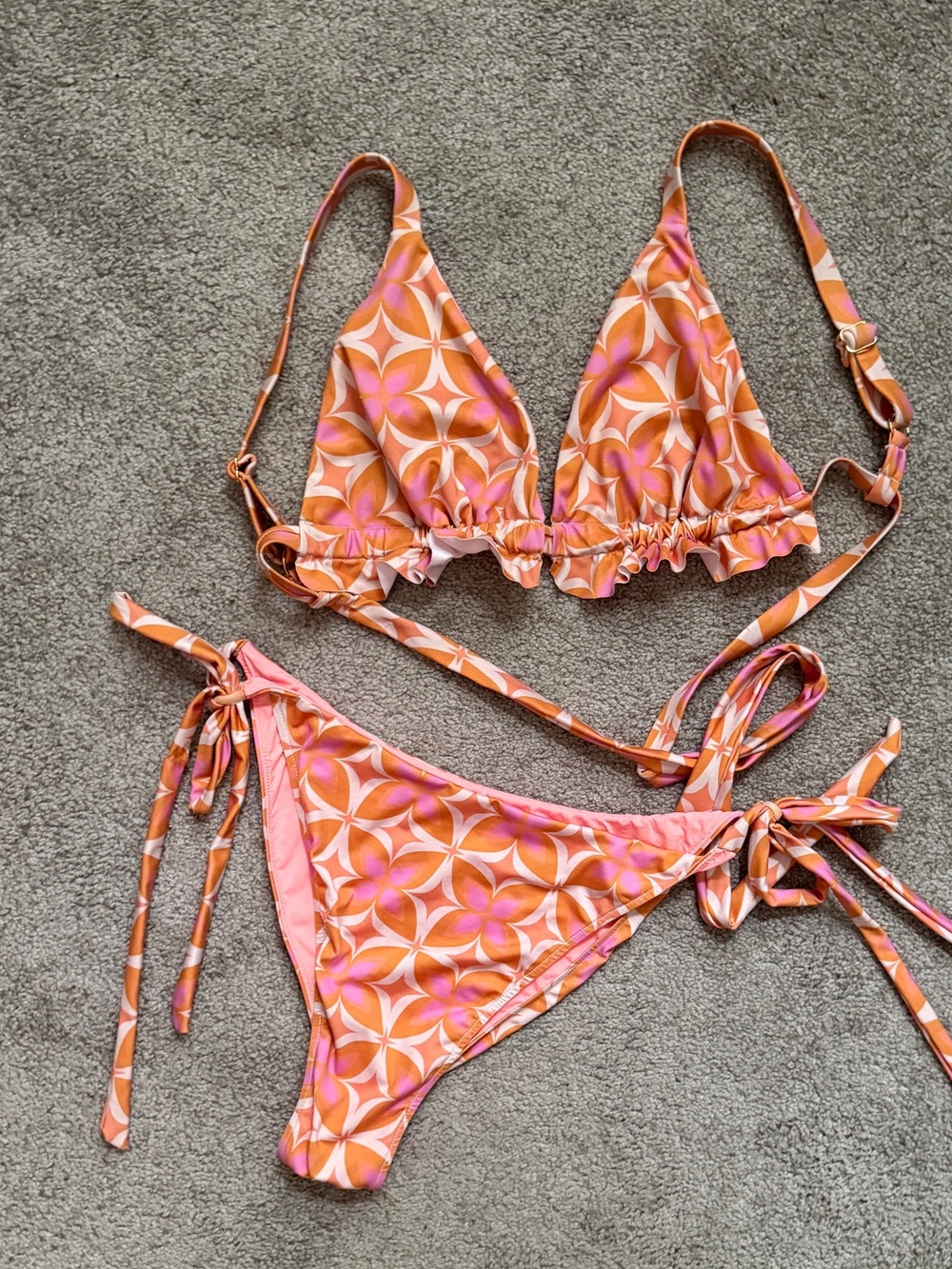 Orange and Pink Bikini 🧡🩷